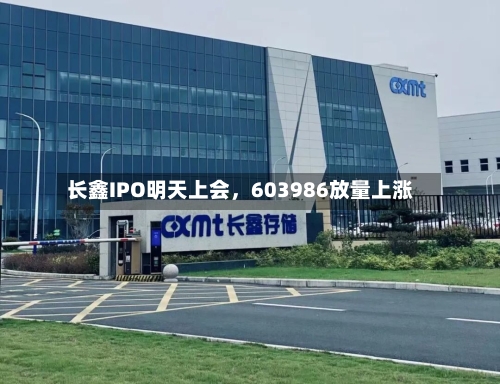 长鑫IPO明天上会	，603986放量上涨-第2张图片