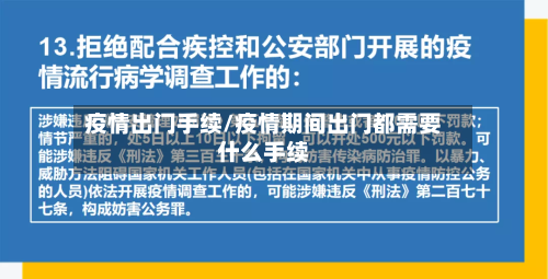 疫情出门手续/疫情期间出门都需要什么手续-第2张图片
