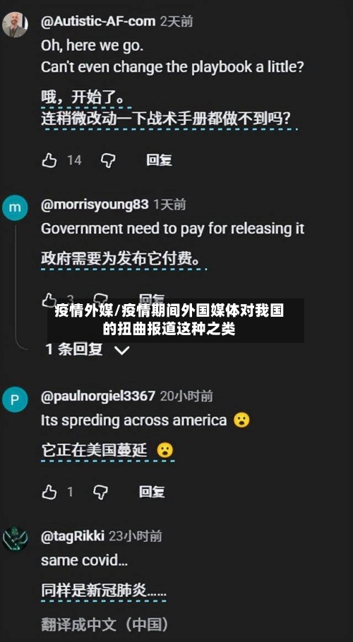 疫情外媒/疫情期间外国媒体对我国的扭曲报道这种之类-第2张图片